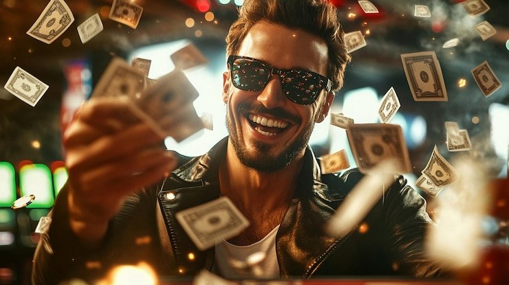 Antarmuka aplikasi mobile qqmegah menampilkan slot games dan live casino